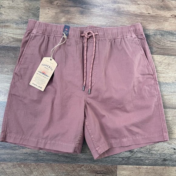 New, Faherty Essential Drawstring Short - Picture 1 of 12